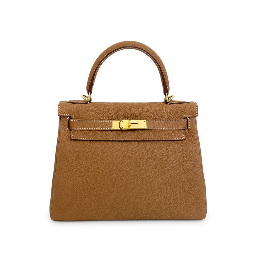 Hermes Kelly28 Camel Gold with Gold Hardware 5HH0002