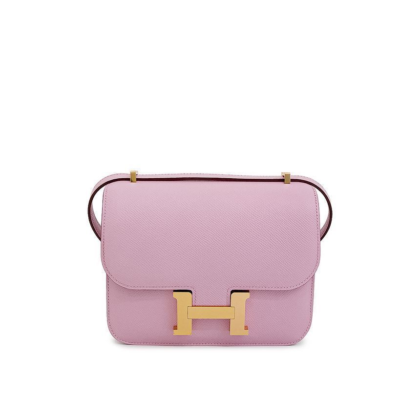 Hermes Constans TPM Mauve Silbustre Rose Gold Z-Stamped 4HB0588