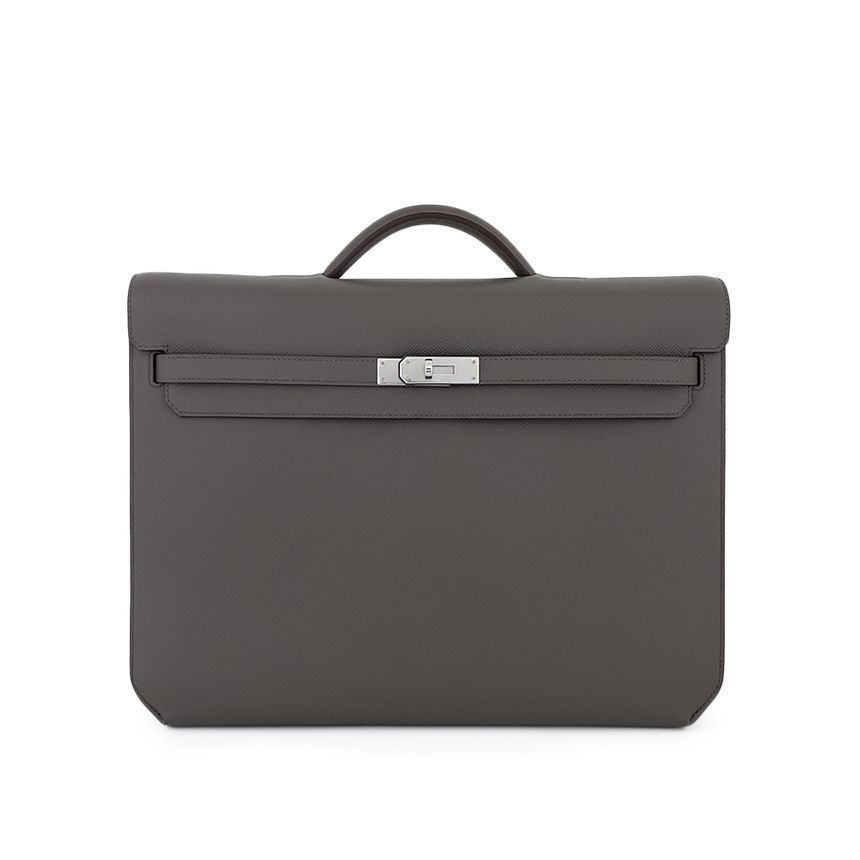 Hermes Kelly Depeche36 Etain Epsom Z Stamp 5HB0006