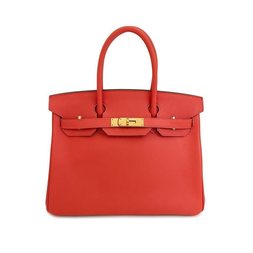 Hermes Rose Zipper Gold Trim Birkin 30 Bag 5HH0014