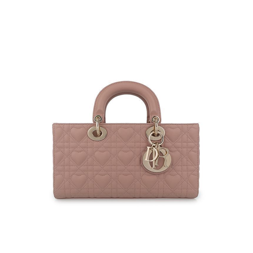Dior Lady Medium Pink Beige Champagne Gold 5ET0436