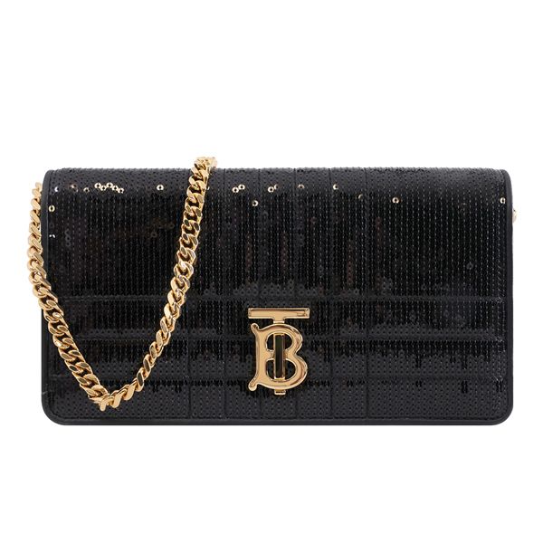 Burberry Mini Sequin Black Roller Bag 8062251 A1189