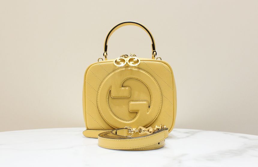 Gucci Yellow Shoulder & Crossbag 744434 A Grade