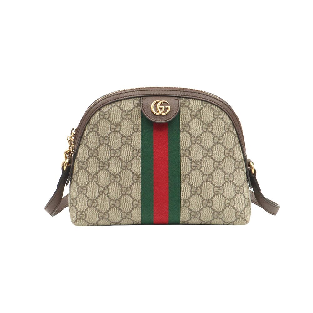 Gucci GG Supreme Canvas Web Gilded Ophidia Shoulder Bag / 499621