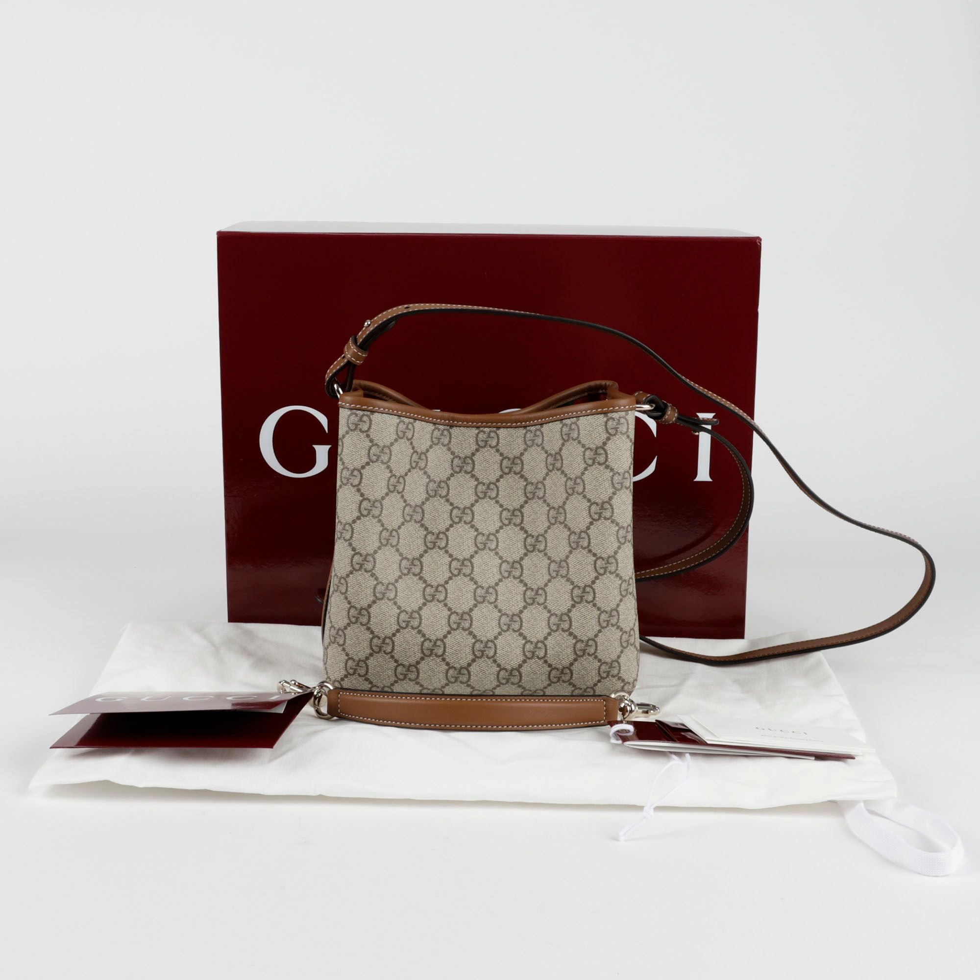 Gucci Mini Bucket Shoulder Bag with GG Emblem 815118