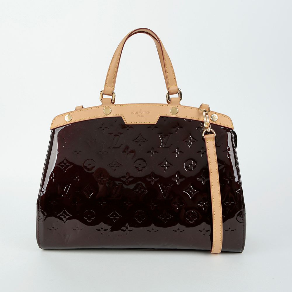 Louis Vuitton Vernis Brea MM Tote Shoulder Bag M91619