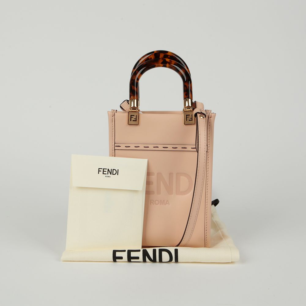 Fendi Sunshine Mini Tote Shoulder Bag 8BS051