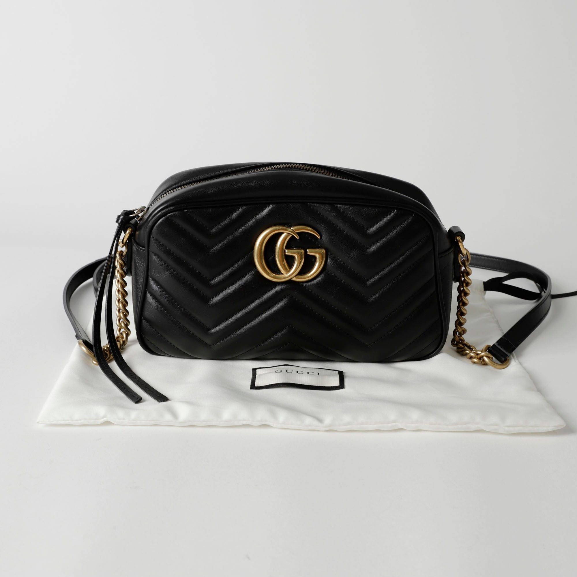 Gucci Small Shoulder Crossbody Bag GG Mamont - 447632