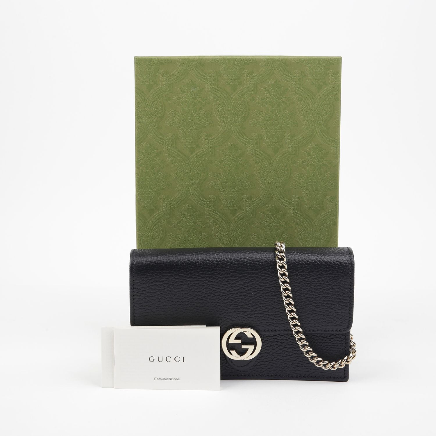 Gucci Interlocking Chain Wallet Crossbody 615523