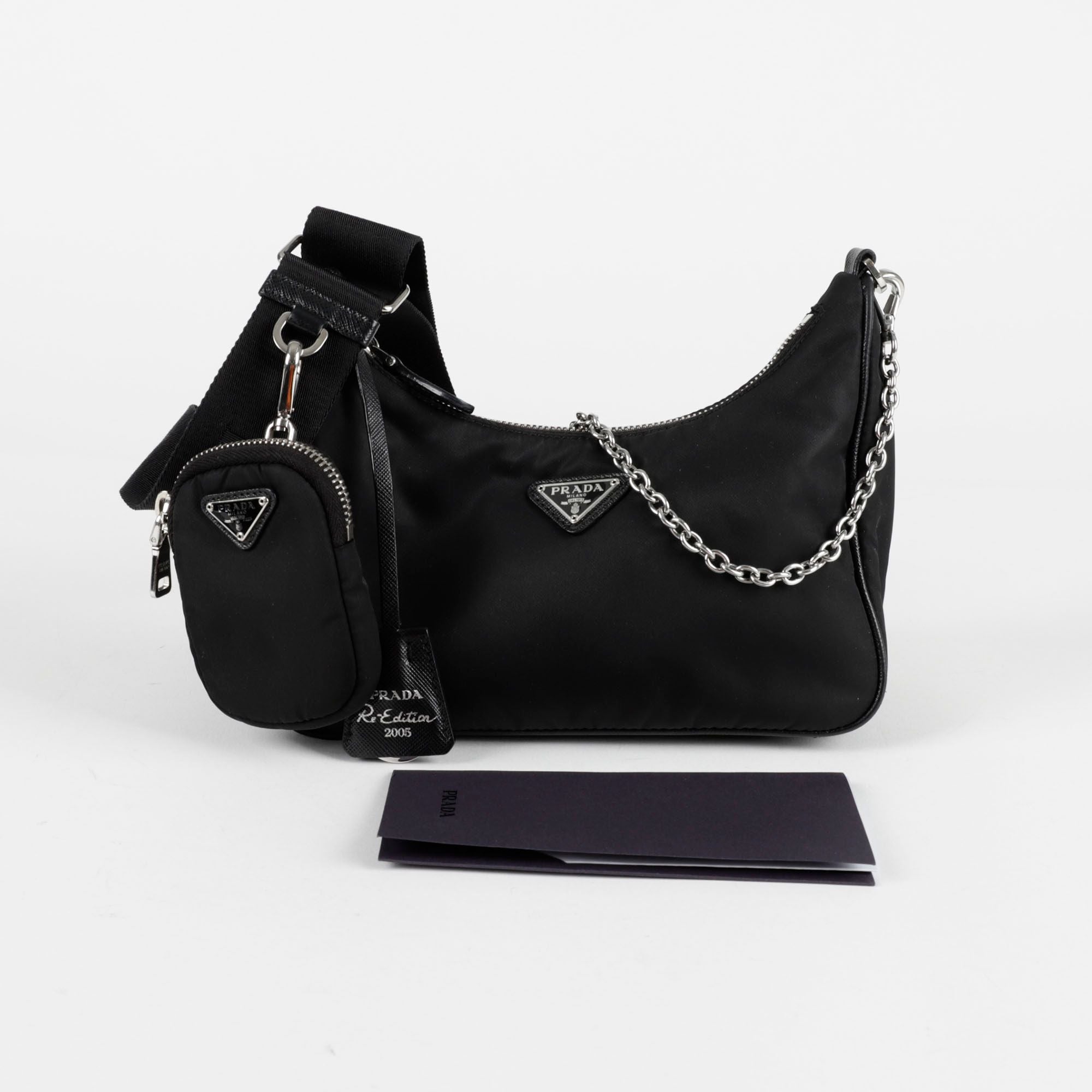 Prada Multi Hobo Shoulder Crossbag 1BH204