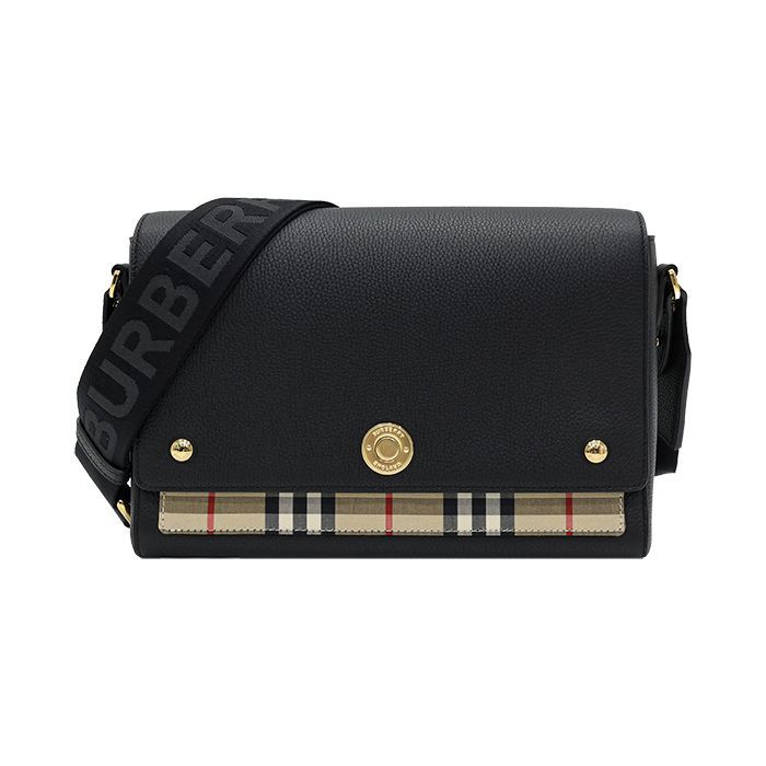 Burberry Vintage Check Crossbody Bag Black 8021110