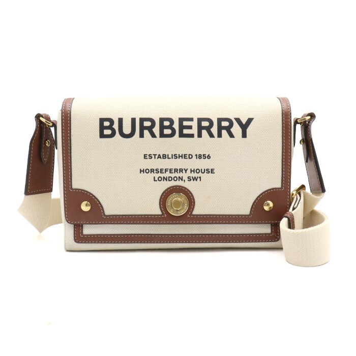 Burberry Canvas Note Crossbody Shoulder Bag with Printed Pattern aa50474 - 8030249
