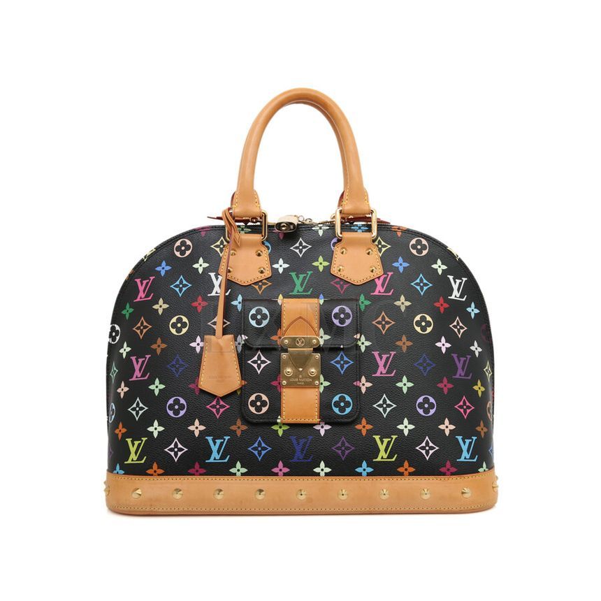 Louis Vuitton Multi Black Alma MM Boston M40442