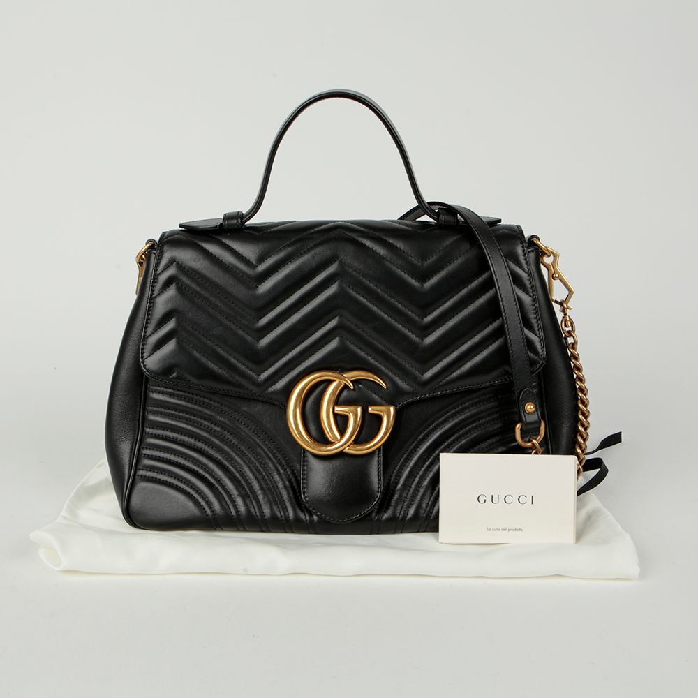 Gucci Medium Top Handle Shoulder Bag 498109
