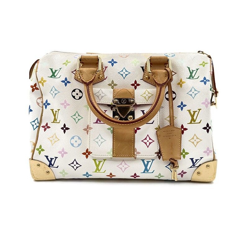 Louis Vuitton White Multi Speedy 41625023