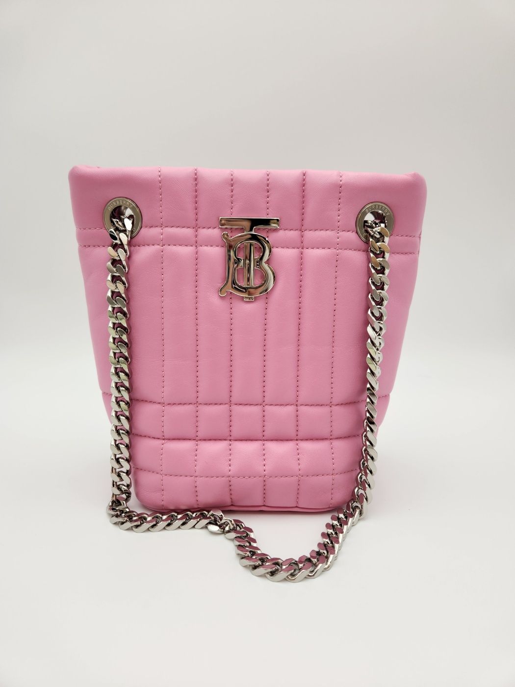 Burberry Mini Lola Bucket Bag Pink A+ SKU