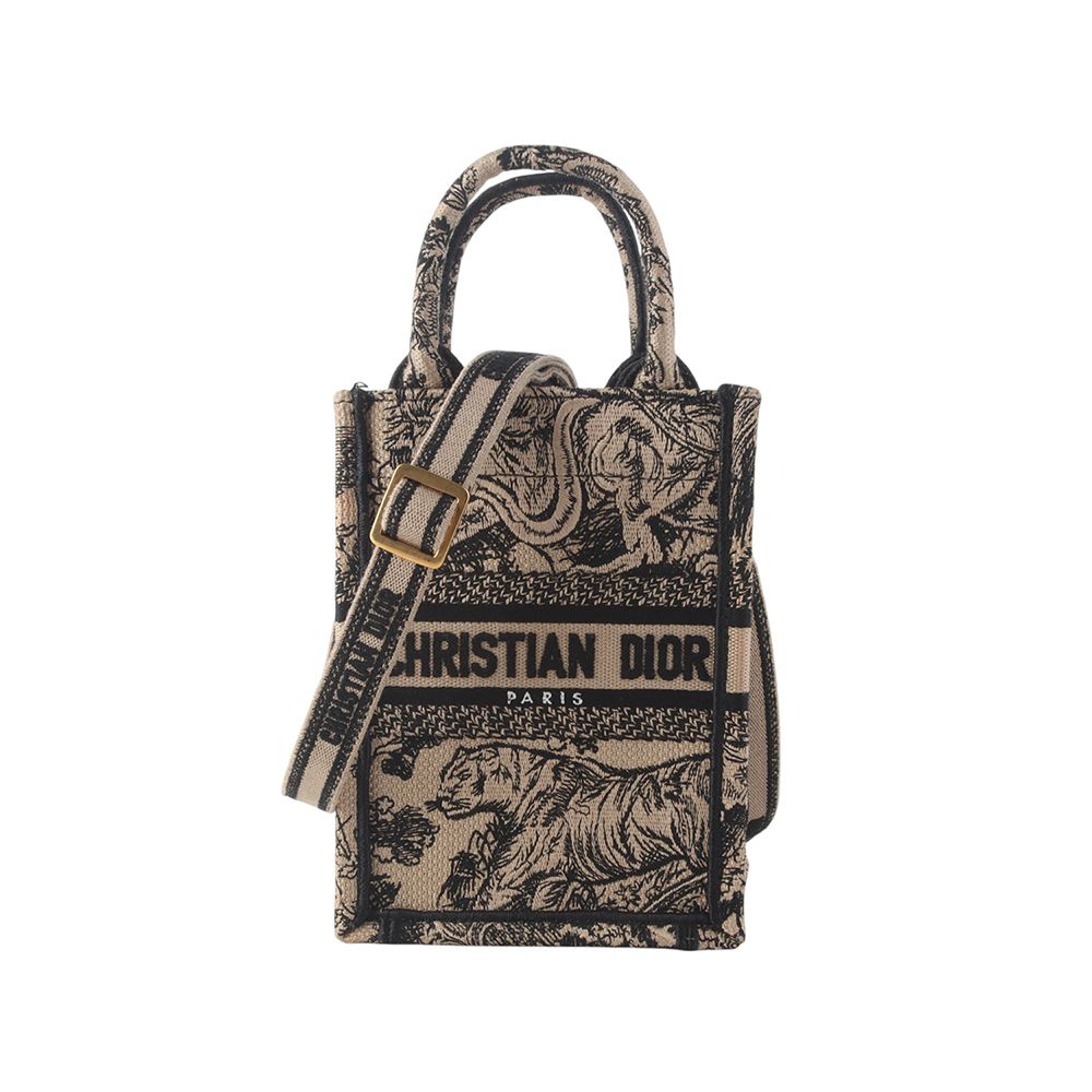 Dior Embroidered Phone Book Tote Mini Crossbody Bag 34815 S5555CRGO