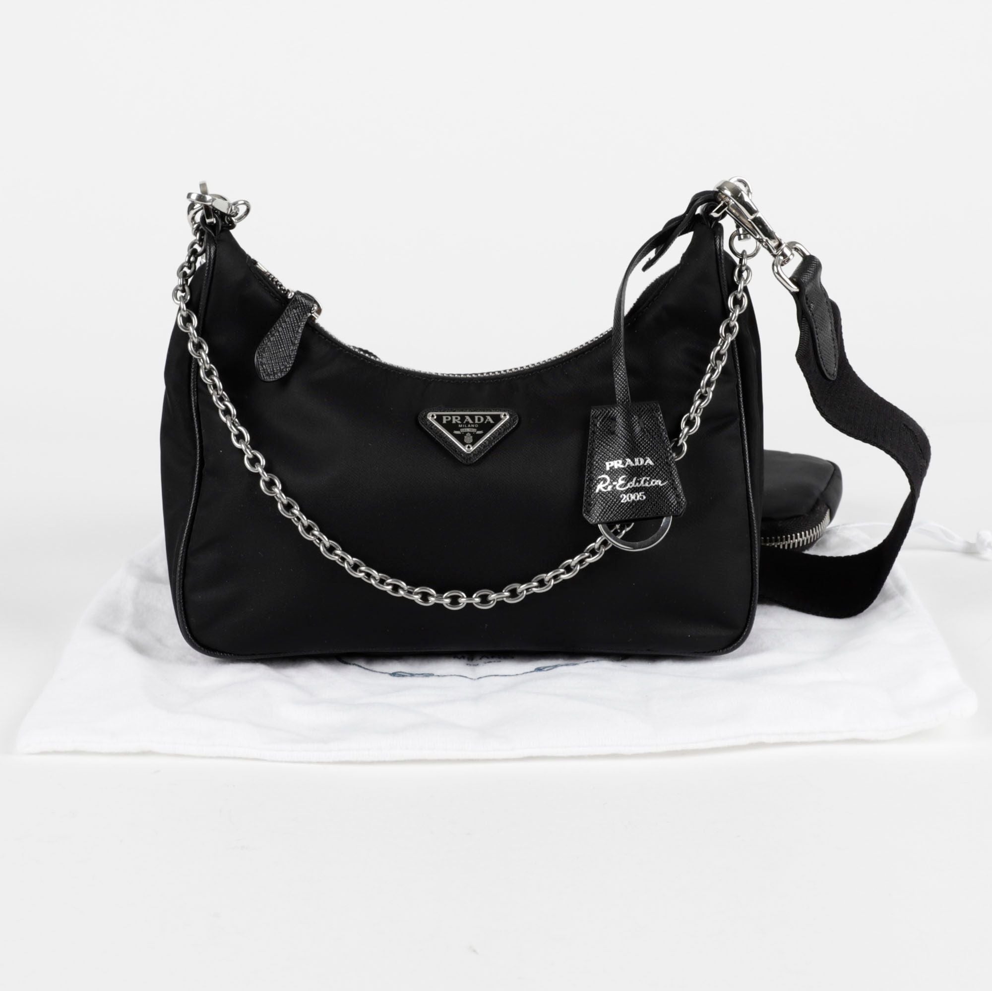 Prada Multi Hobo Shoulder Crossbody Bag 1BH204 - SKU