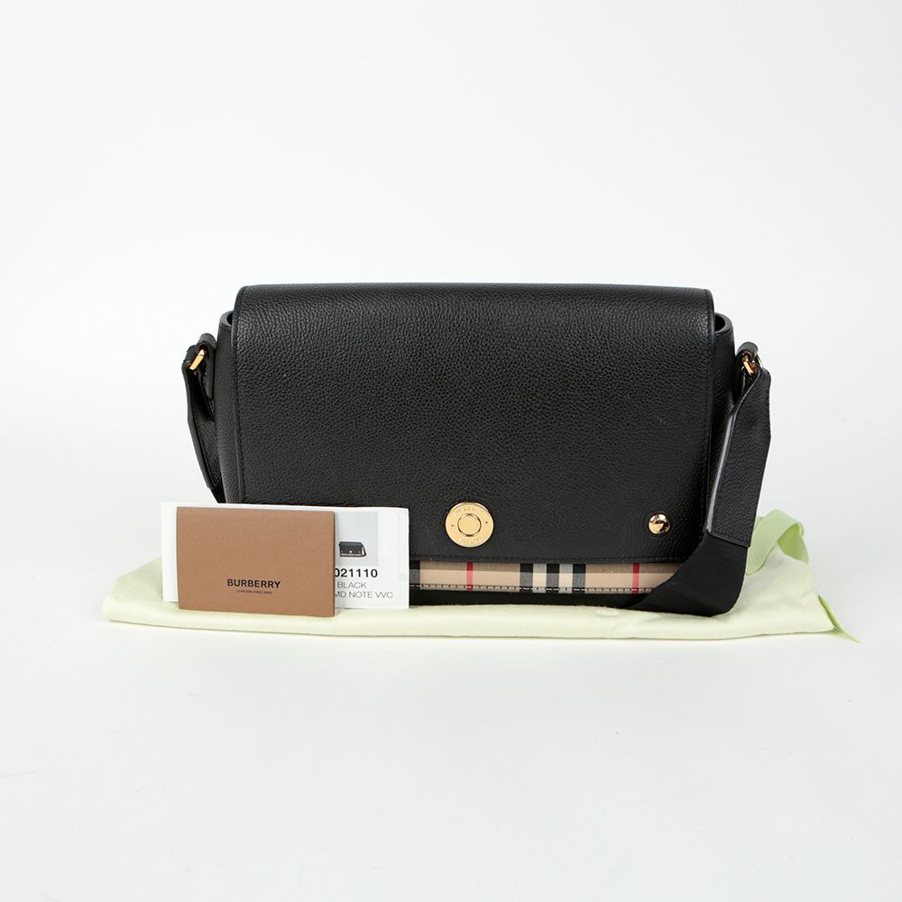 Burberry Vintage Check Note Shoulder Crossbody Bag 8021110