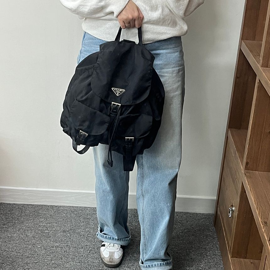 Prada Luxury Backpack Daily Bag Signature Nylon S250319-02