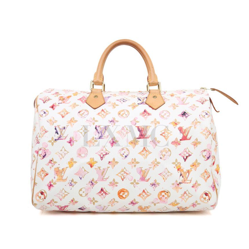 Louis Vuitton Watercolor Speedy 35 Limited Boston Bag M95751