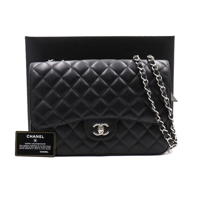 CHANEL Classic Large One Flap Chain Shoulder Bag AA50397