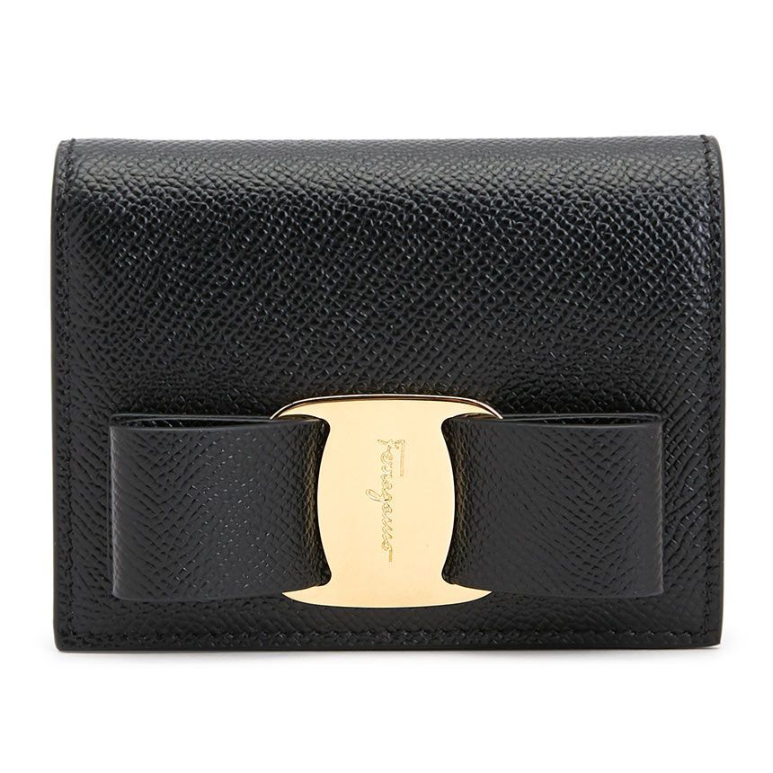 Salvatore Ferragamo Women's Coin Purse 22 D515 NERO 0725300