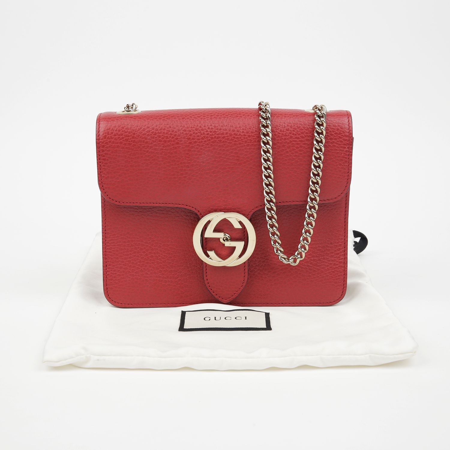 Gucci Interlocking Chain Shoulder Crossbody Bag 510304