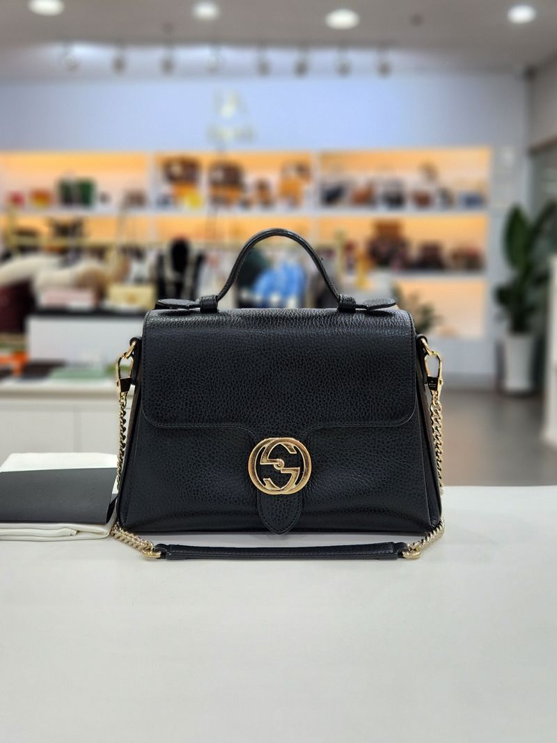 Gucci Interlocking Small Top-Handle Shoulder Bag 510302