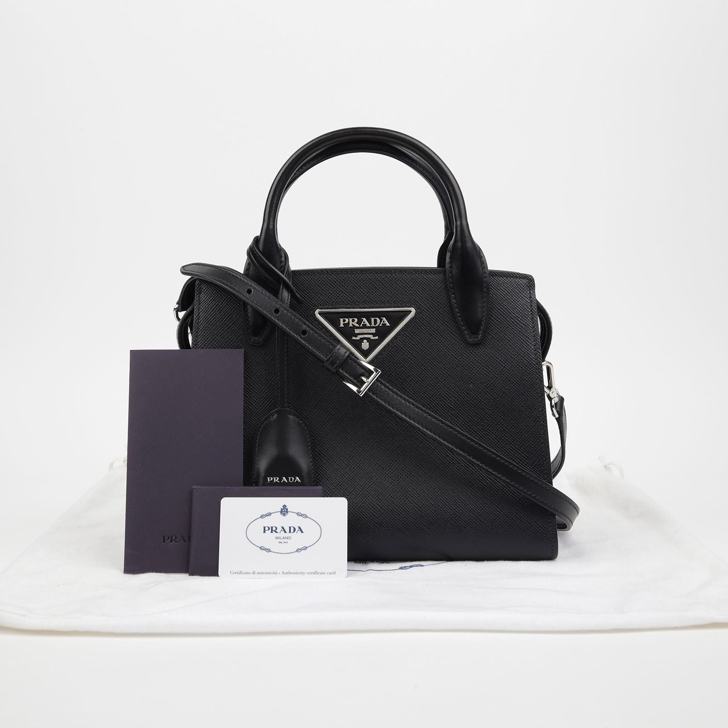 Prada Kristin Tote Shoulder Bag 1BA297