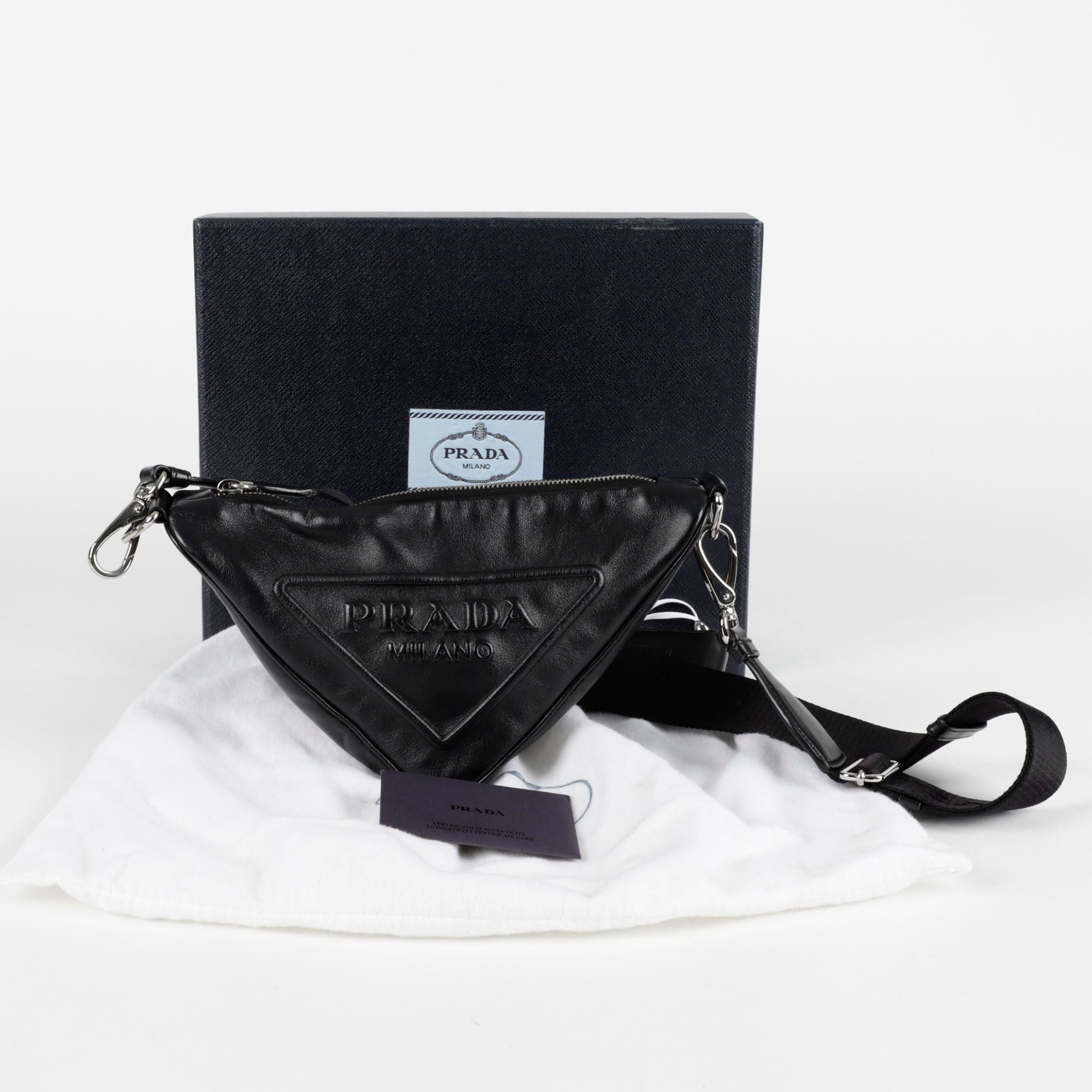 Prada Triangle Shoulder Crossbody Bag 1BH190