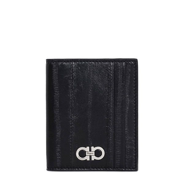 Salvatore Ferragamo Black Card Wallet 66 1131 0758322 00176