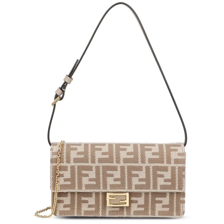 Fendi Logo Bageut Chain Wallet 8M0498 AUNJ F1SNP