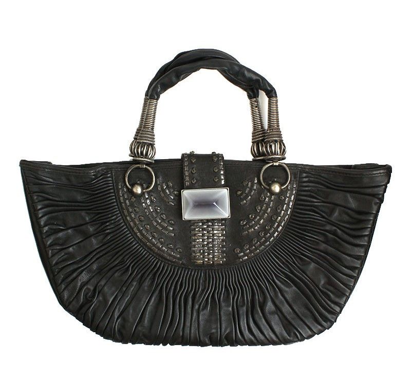Dior Vintage Black Wrinkled Tote Bag - SKU123456