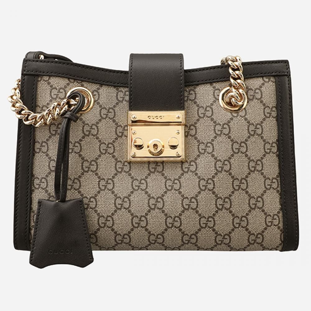 Gucci Small Shoulder Bag Black 498156 KHNKG 9769