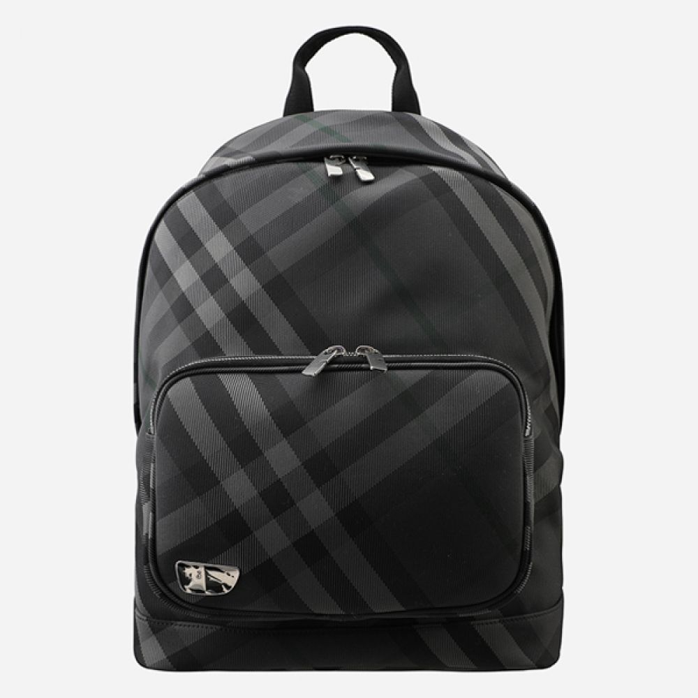Burberry Grid Backpack Charcoal A1208 8097347
