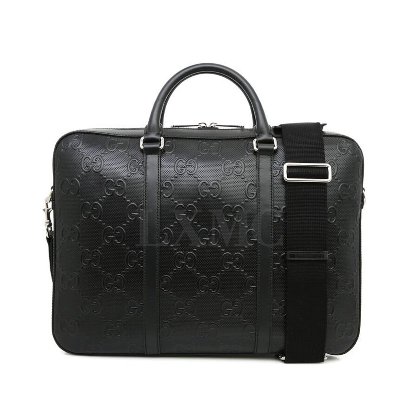 Gucci GG Tennis Embossed Briefcase 658573