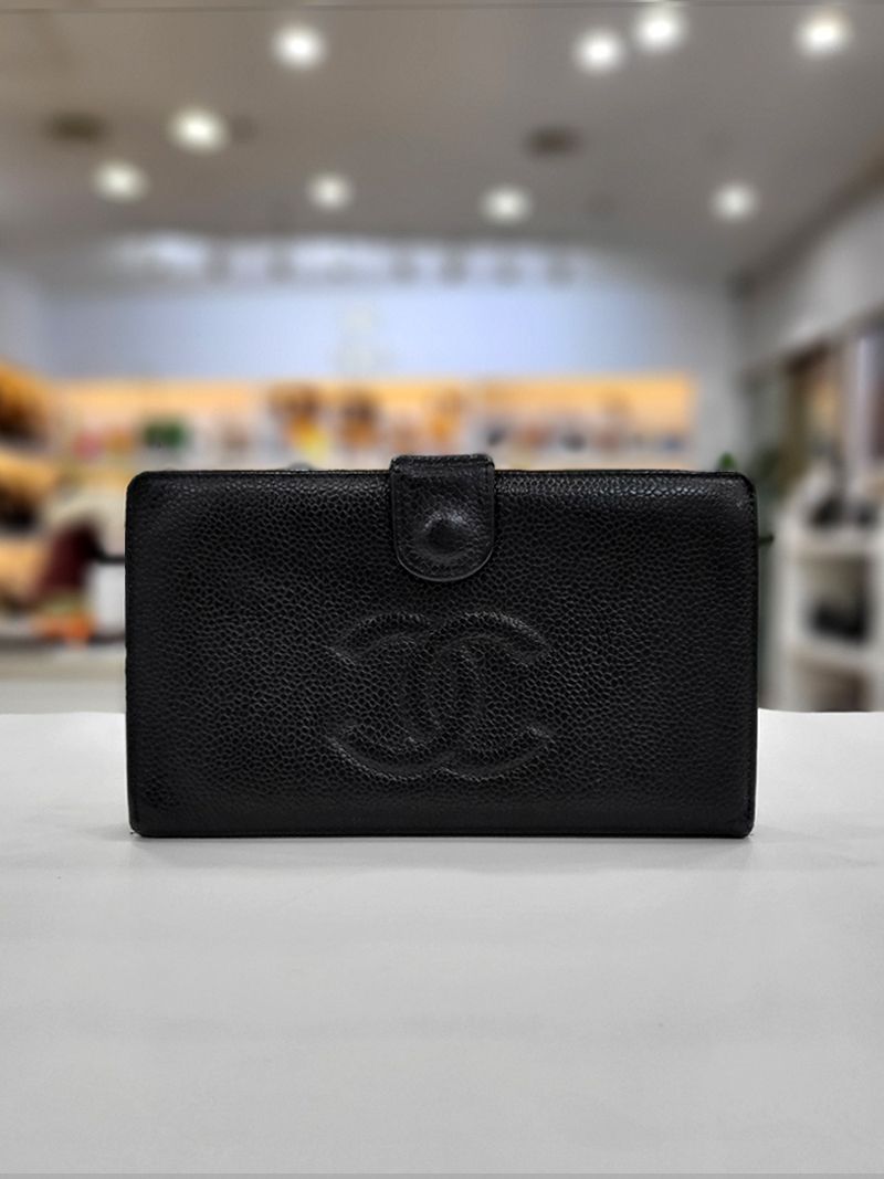 CHANEL Timeless Long Wallet No. 8 Caviar (SKU: 8)