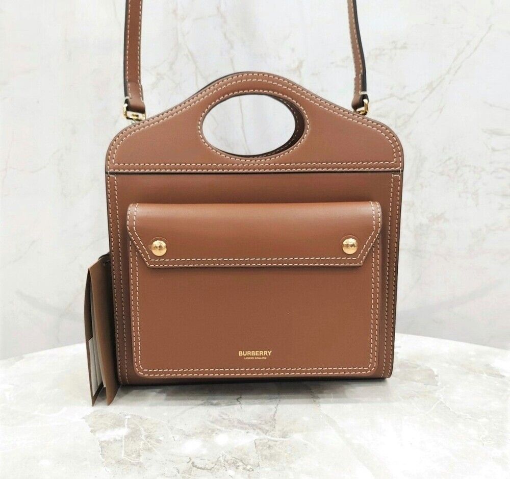 Burberry Mini Leather Stitch Pocket Bag 80147761