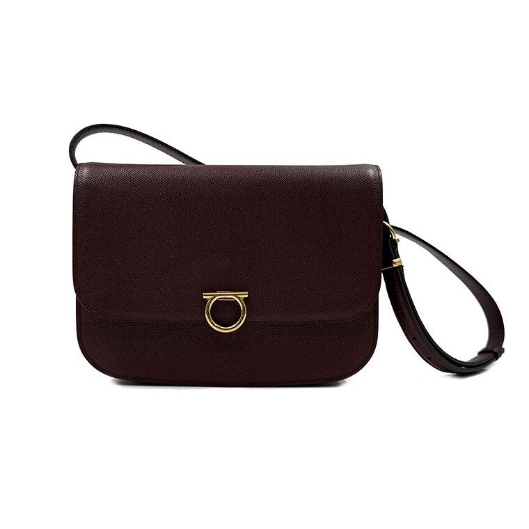 Salvatore Ferragamo Round Flap Shoulder Bag 41525063