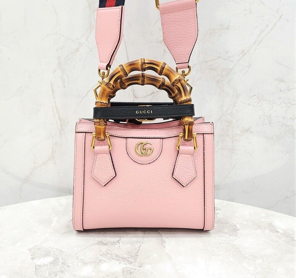 Gucci Diana Small Python Tote Bag 702732