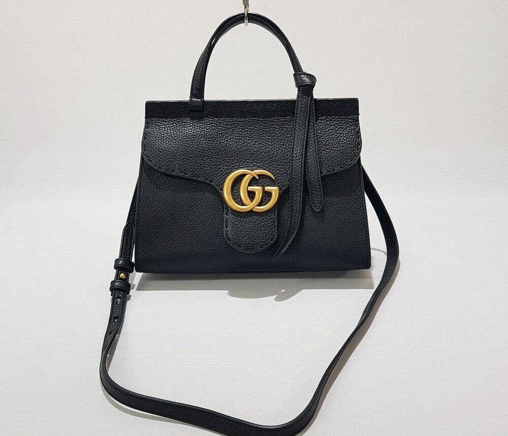 Gucci GG Monogram Top Handle Tote Shoulder Bag 442622