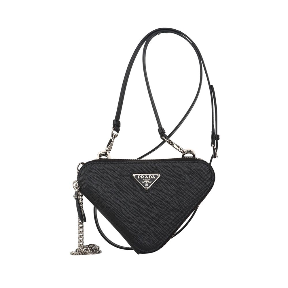Prada Mini Triangle Pouch Crossbody Bag 34807