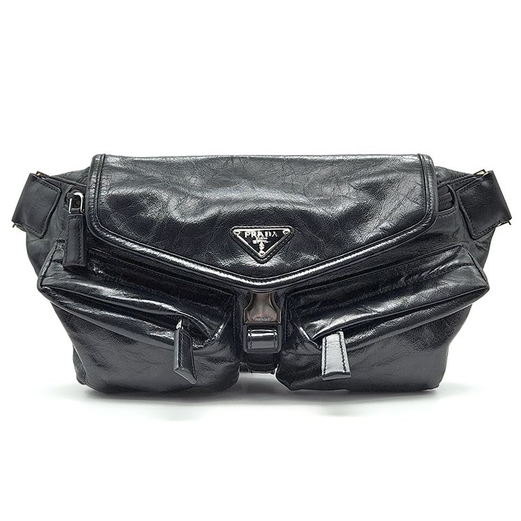 Prada Soft Calf Shoulder Belt Bag (2VH174) L807136