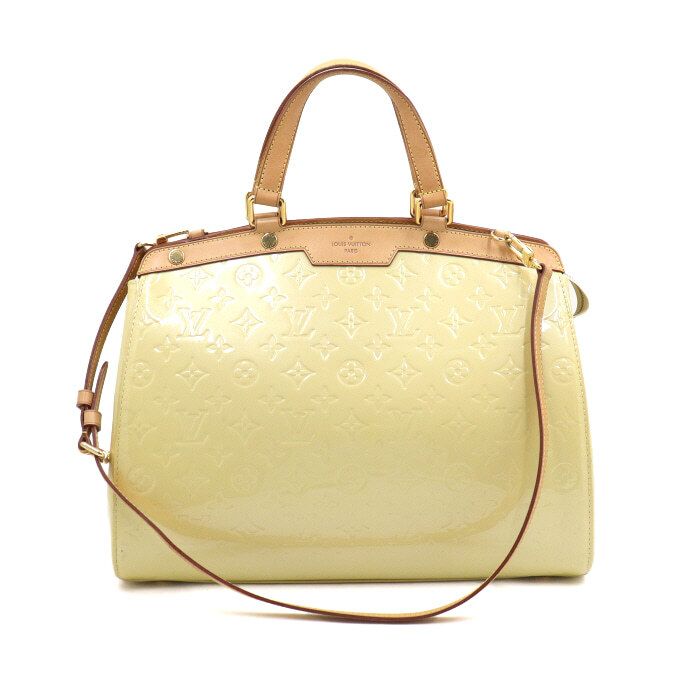 Louis Vuitton Monogram Vernis Brea MM Tote Bag & Shoulder Bag M90068