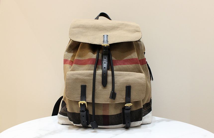 Burberry Brookdale House Check Backpack 3996226 S Grade