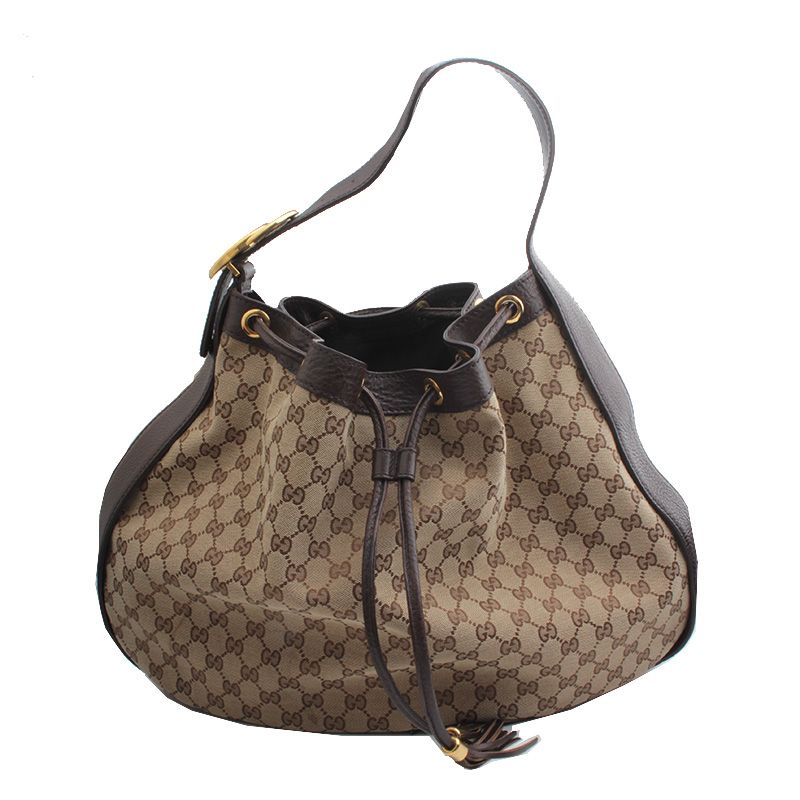 Gucci Jacquard Big Hobo Bag GG Logo (SKU: 223951)