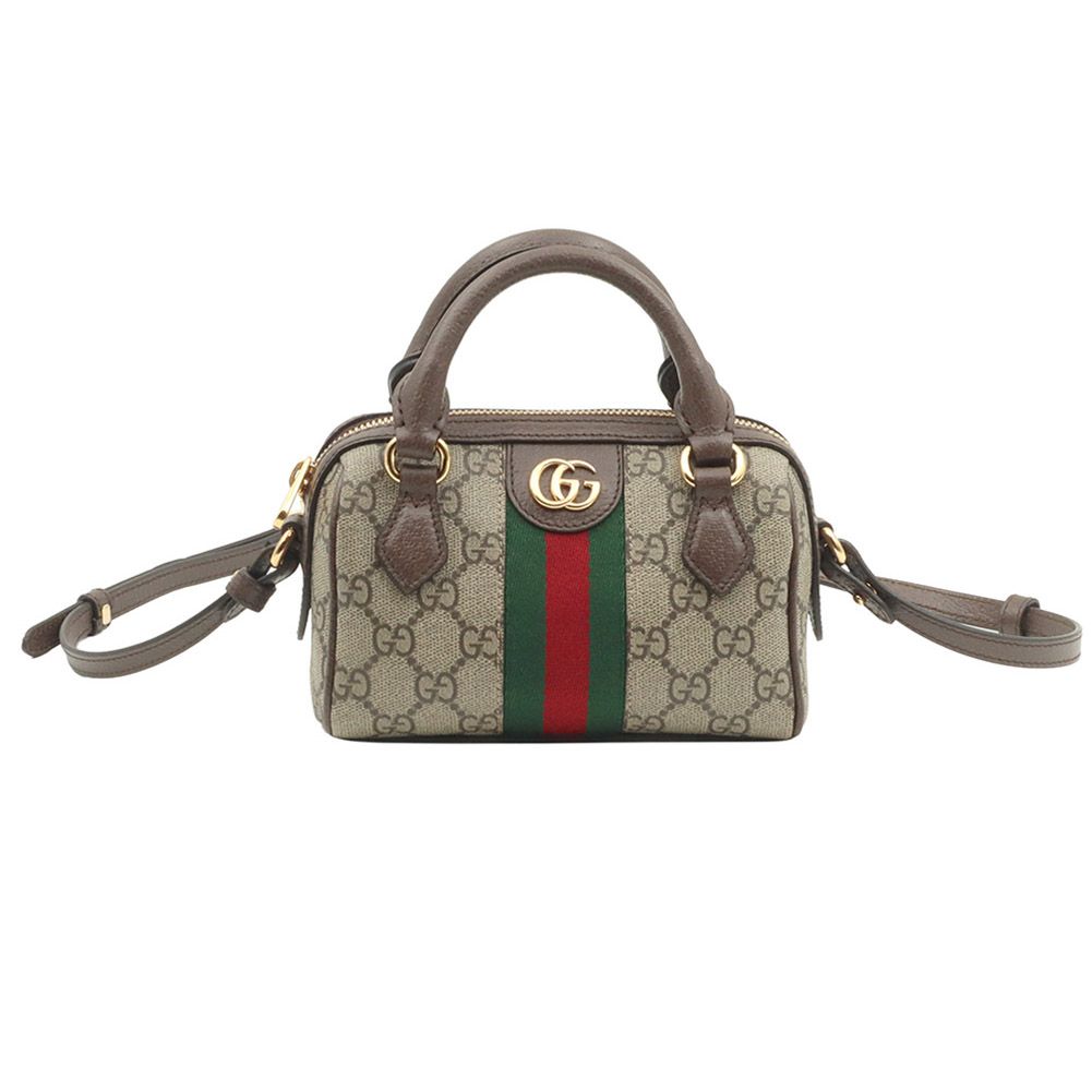 Gucci GG Supreme Canvas WEB Ophidia Super Mini Boston 2WAY / 781490