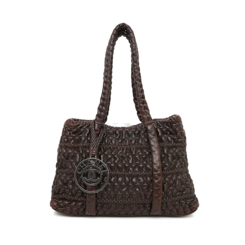 CHANEL Vintage Hidden Chain Coco Mark Shoulder Bag Coin Tote SKU123456