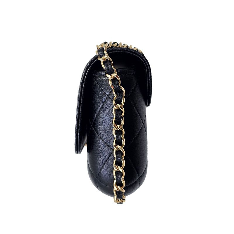 CHANEL Chain Phone Holder Crossbody Bag AP2839